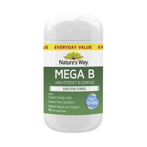 nature's way mega b|Nature's Way Mega B 75s.